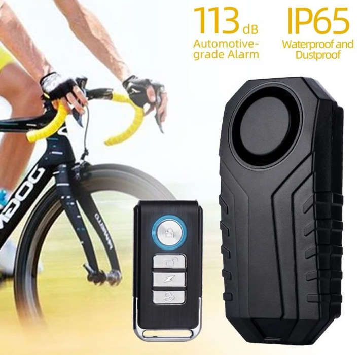Sensitive Vibrator Detector Bike Alarm With Remote