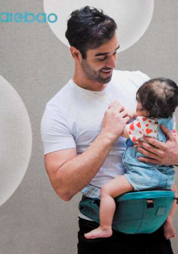 Baby Carrier Air Motion Hip Seat - Navy