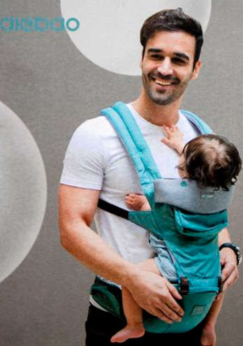 Baby Carrier Air Motion Hip Seat - Navy