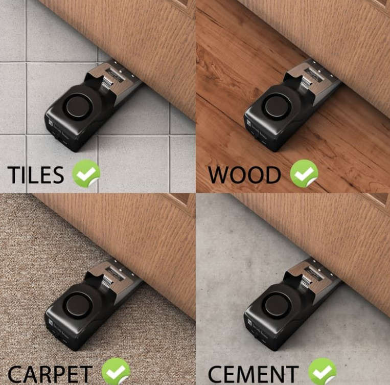 Portable Alarm Door Stopper