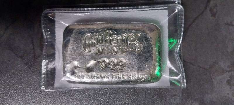 100g Fine Silver Cast Bar