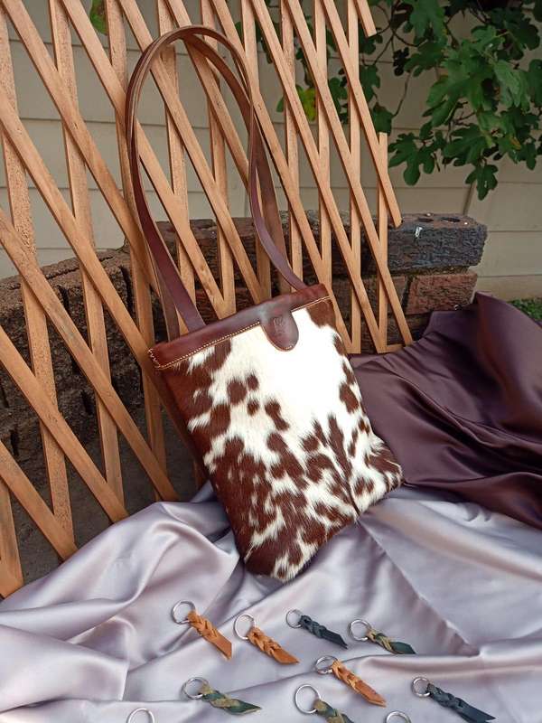 LG Handcrafted Nguni Tote Bag