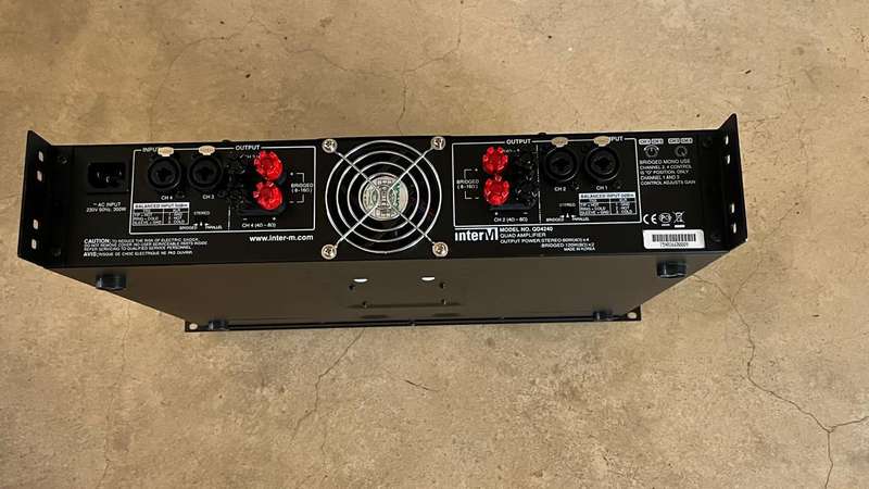 Inter-M QD4240 4-Channel Quad Amplifier - 300W