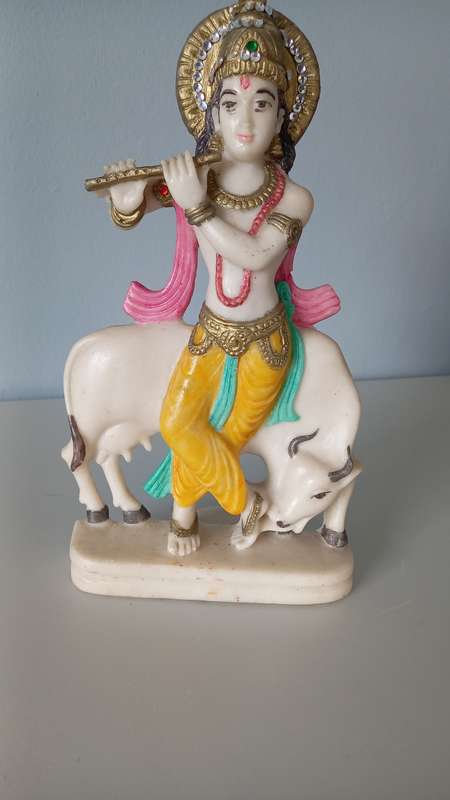 Assorted idols, statues, murtis - Lord Krishna