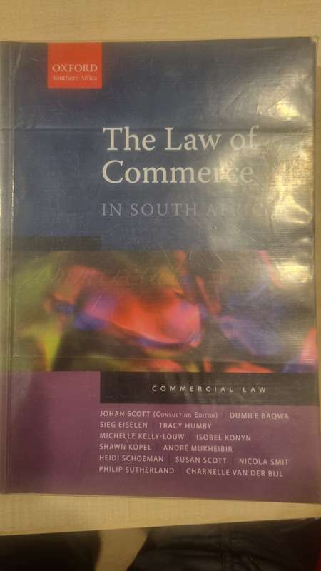 The Law of Commerce in South Africa
