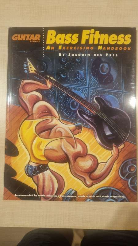 Guitar School: Bass Fitness by Josquin des Pres. Hal Leonard Publishers
