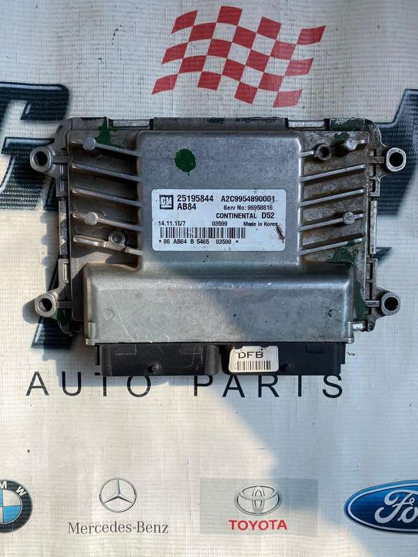 CHEVROLET SPARK ECU COMPUTER BOX  AB84 A2C9954890001 25195844 D52
