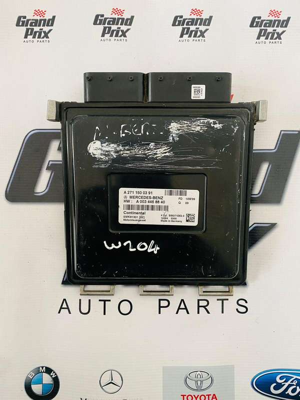 MERCEDES C250 W204 ECU COMPUTER BOX A2711500391 5WK91301 HW A0034468840