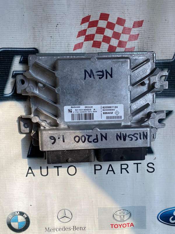 NISSAN NP200 1.6 ECU COMPUTER BOX S110140023 A 8200661124 EMS3132 (2)
