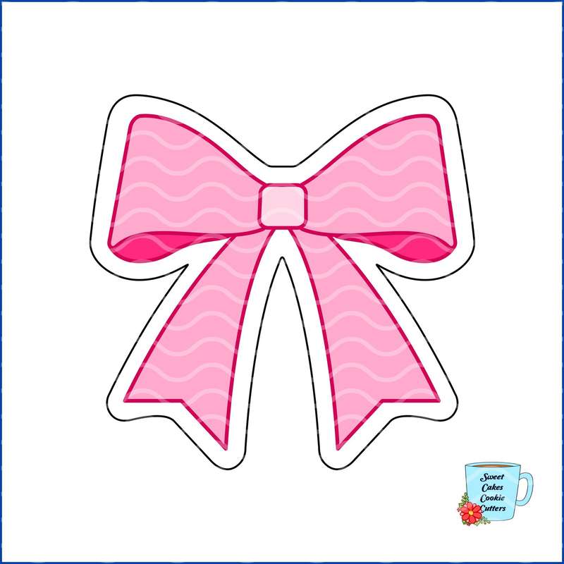 Digital Product - Ribbon / Bow - 8 STL Cookie cutter files only