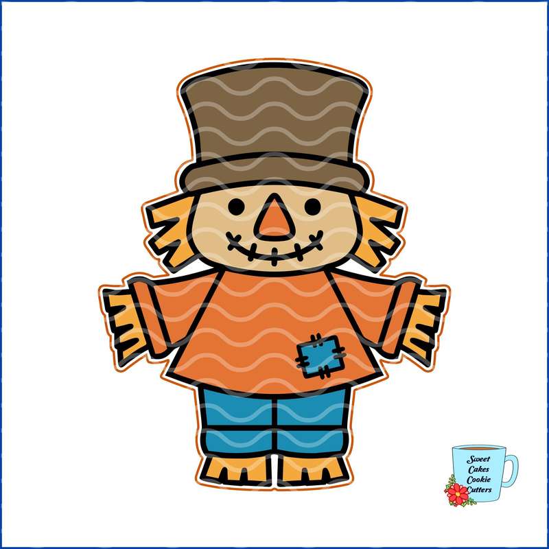Digital Product - Scarecrow - Fall / Thanksgiving - 8 STL Cookie cutter files only