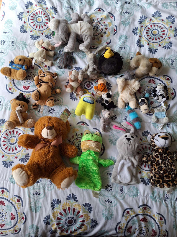 Fluffy stuffed toys collection plush