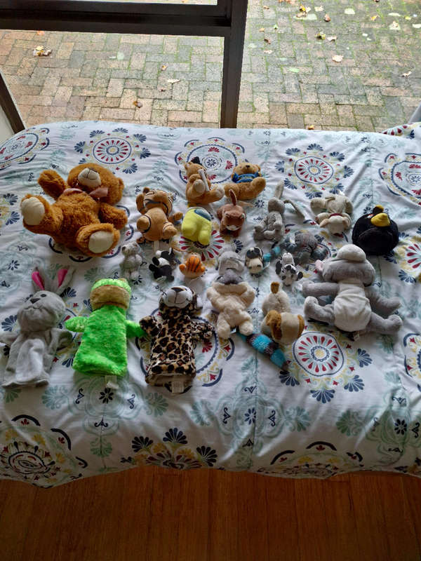 Fluffy stuffed toys collection plush