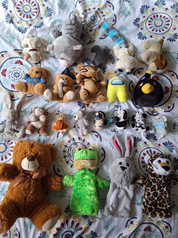 Fluffy stuffed toys collection plush