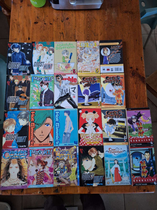 22 mangas anime collection