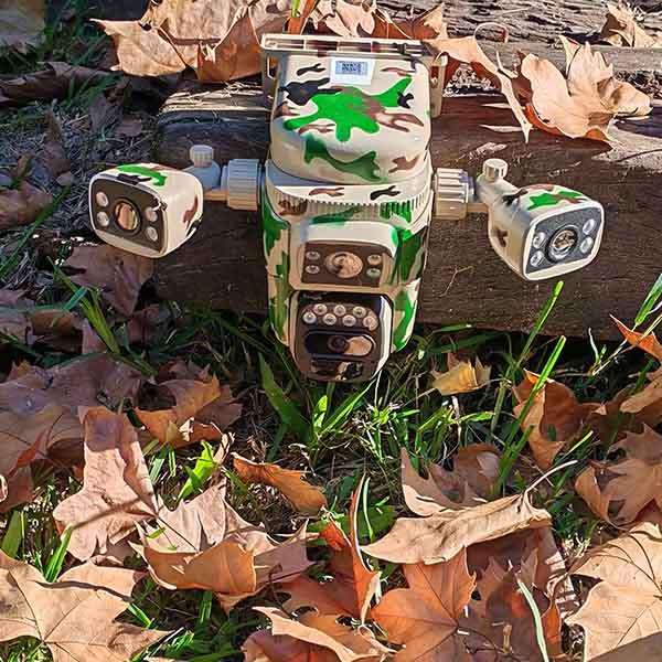 3Lens 4G Solar Power Camera 128GB Storage