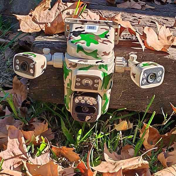 3Lens 4G Solar Power Camera 128GB Storage