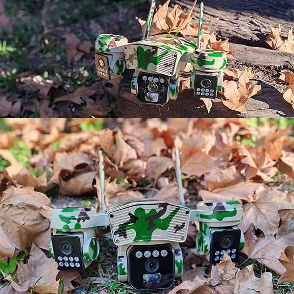 3Lens 4G Solar Power Camera 128GB Storage