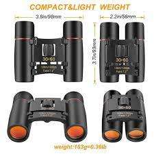 30 x 60 Professional Foldable Night/Day Compact Binoculars