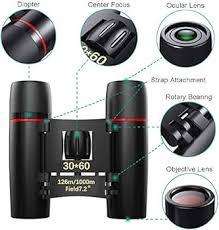 30 x 60 Professional Foldable Night/Day Compact Binoculars