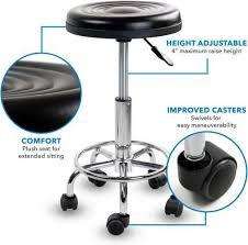 Multi Purpose Rolling Stool for Doctor, Salon, Massage, Bar stool and many more uses