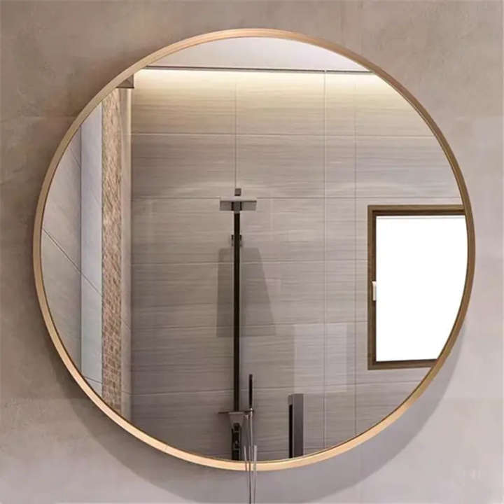 60cm Round Wall Mirror with Gold Frame