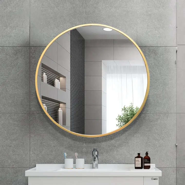 60cm Round Wall Mirror with Gold Frame