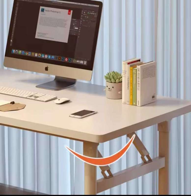 Folding Desk For Home Office Space Saving Desk For Work Laptop Books