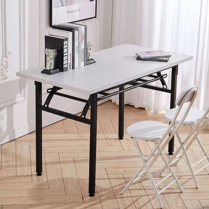 Folding Desk For Home Office Space Saving Desk For Work Laptop Books