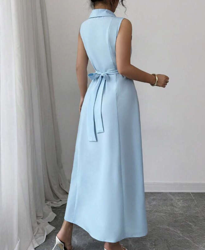 Wrap Fitted Dress