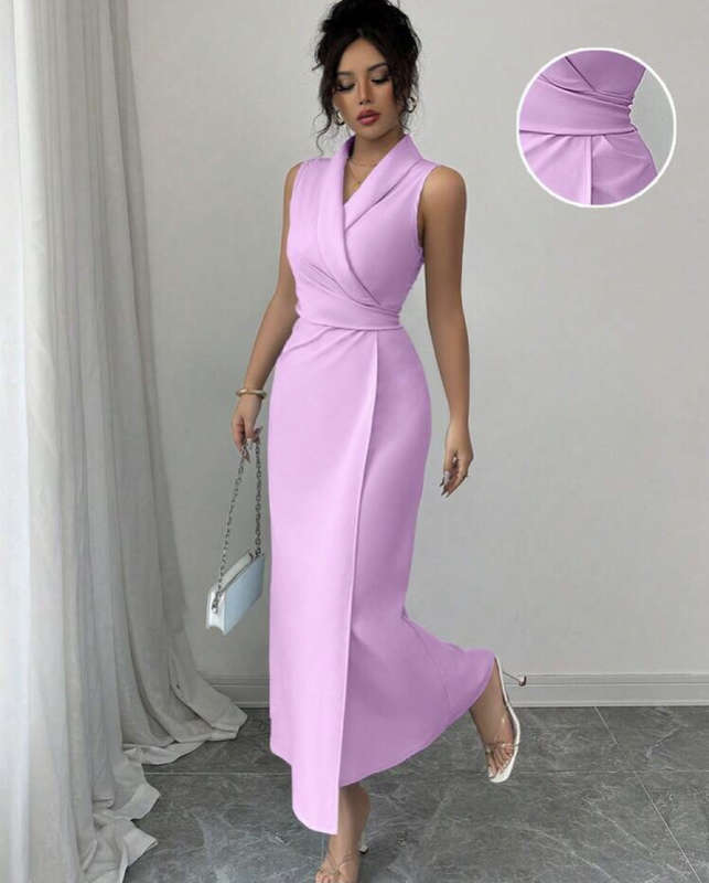 Wrap Fitted Dress