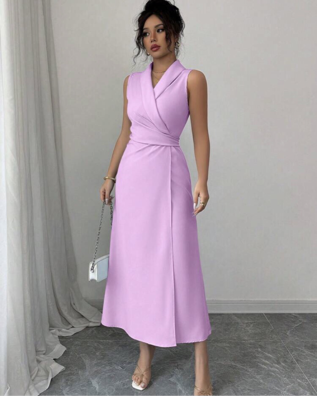 Wrap Fitted Dress