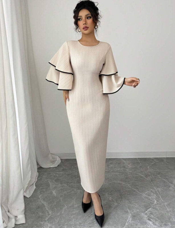 Ruffle Sleeve Dress