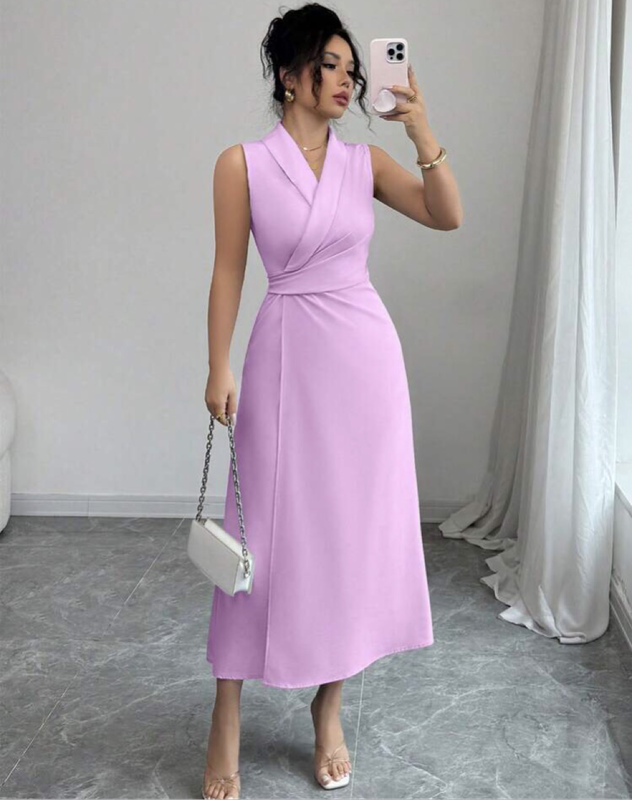 Wrap Fitted Dress