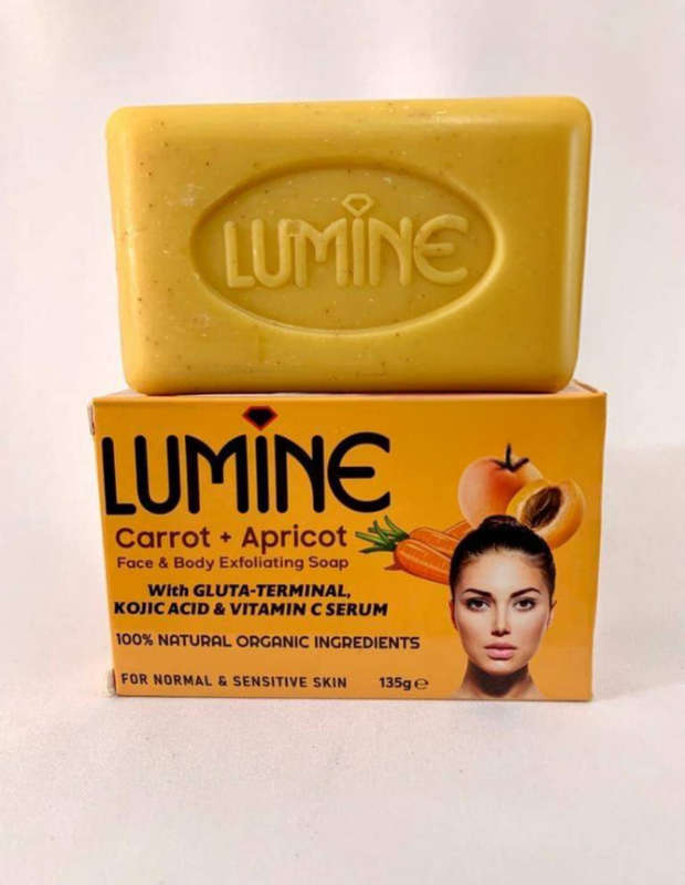 Lumine Apricot & Carrot Exfoliating Soap