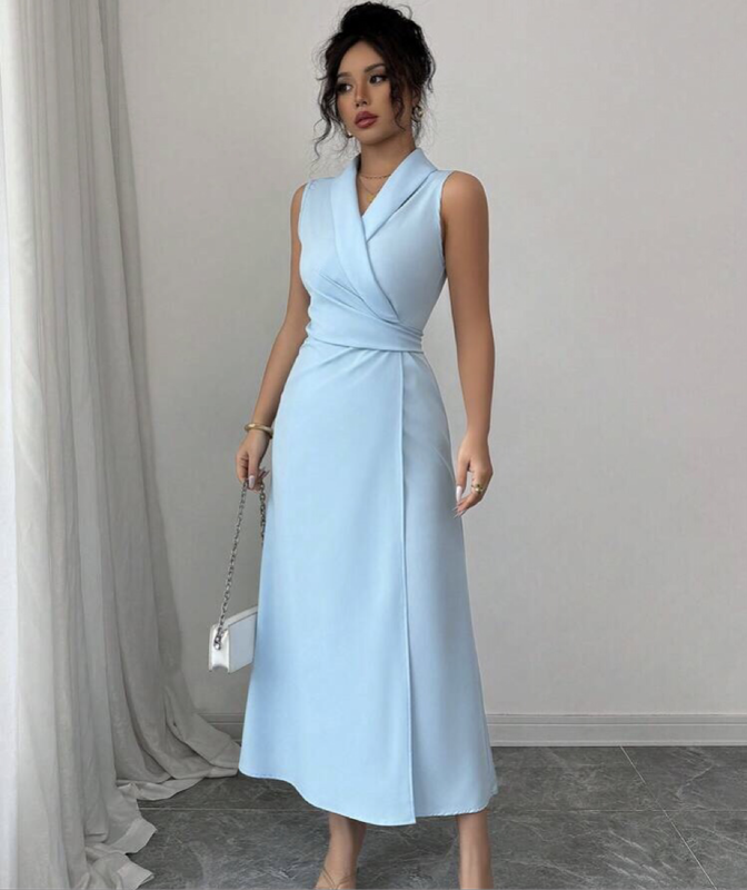 Wrap Fitted Dress
