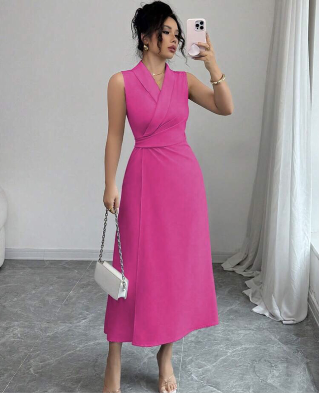 Wrap Fitted Dress