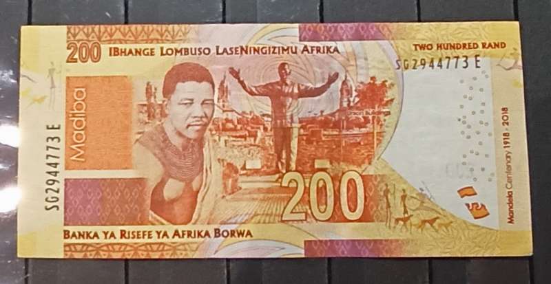 RSA   R200  BANKNOTE