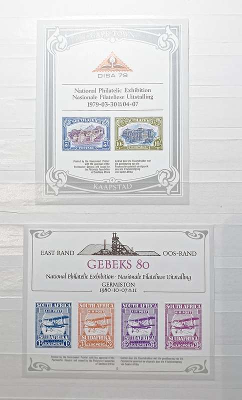 RSA 1979/80 STAMP EXHIBITIONS