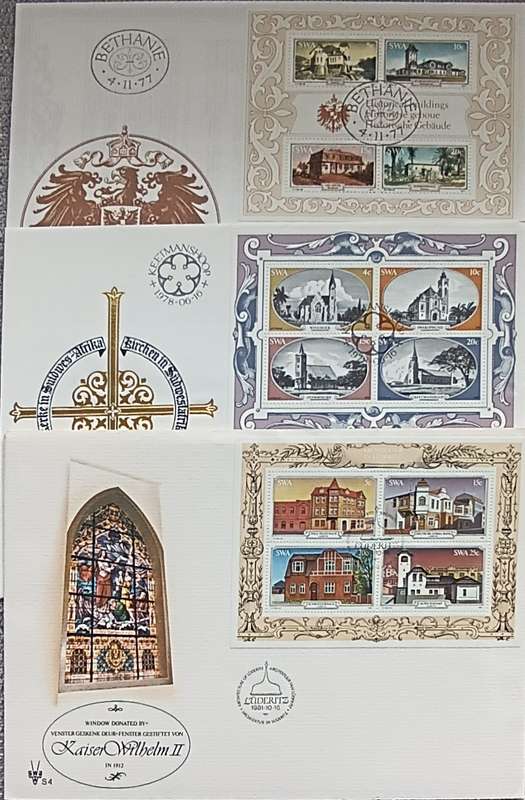 SWA 3 X LARGE COVERS BUILDINGS AN CHURCHES.