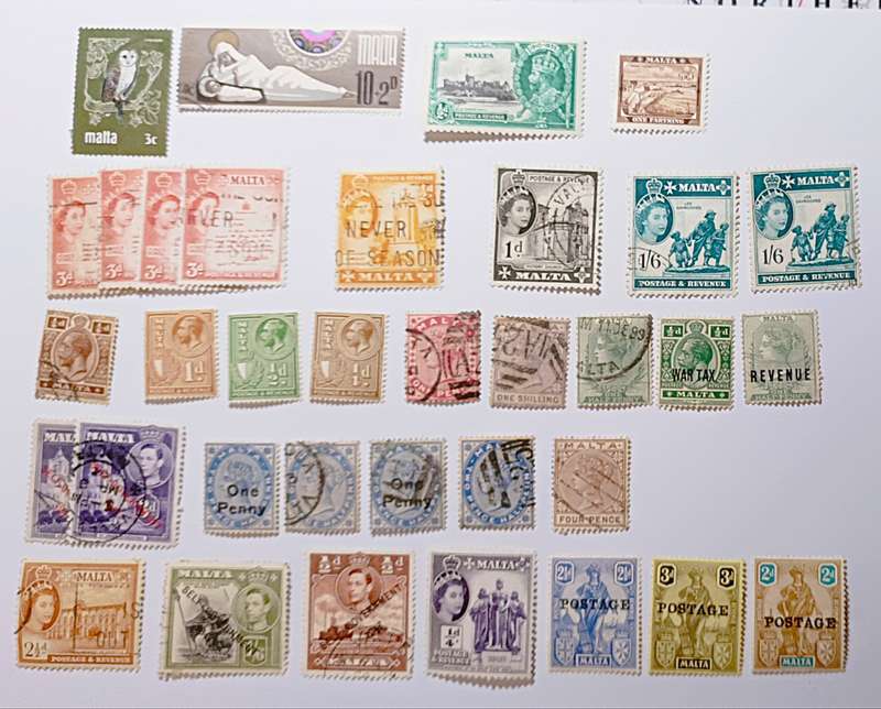 MALTA MINT AND USED STAMPS