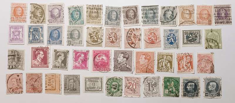 BELGIQUE USED STAMPS
