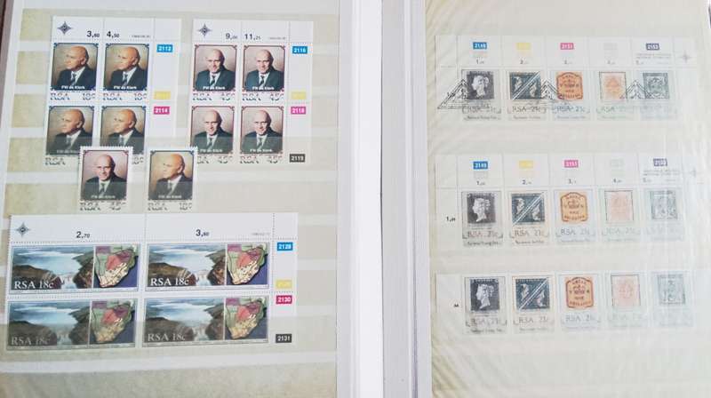 RSA ALBUM CONTROL BLOCKS, SETS AND STRIPS MOSTLY MNH