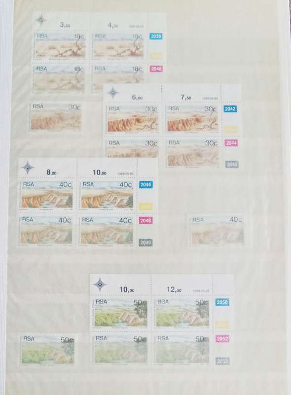 RSA ALBUM CONTROL BLOCKS, SETS AND STRIPS MOSTLY MNH