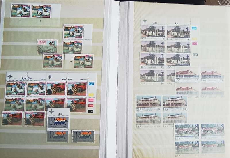 RSA ALBUM CONTROL BLOCKS, SETS AND STRIPS MOSTLY MNH