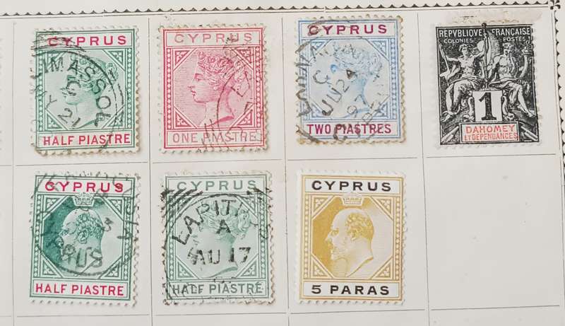 CYPRUS SOME EARLY STAMPS