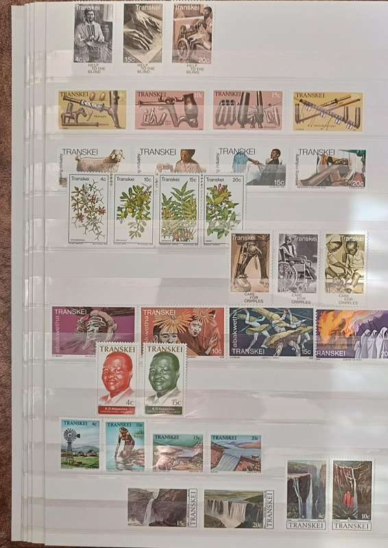 TRANSKEI COMPLETE MNH