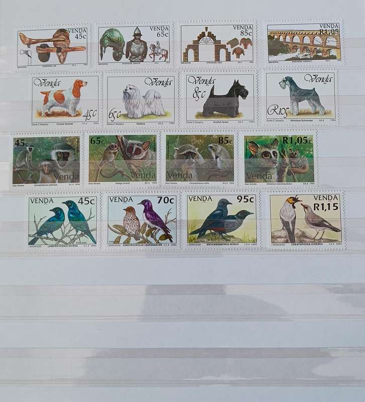 VENDA COMPLETE IN GREAT IMPERIAL ALBUM MNH