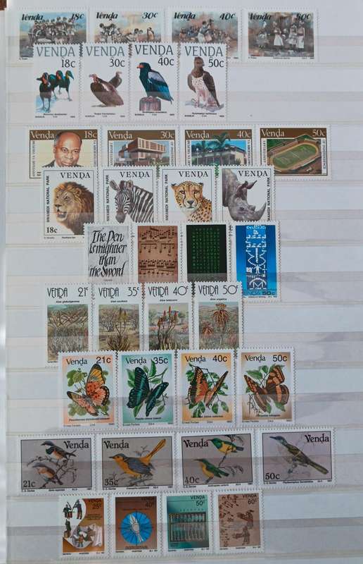 VENDA COMPLETE IN GREAT IMPERIAL ALBUM MNH