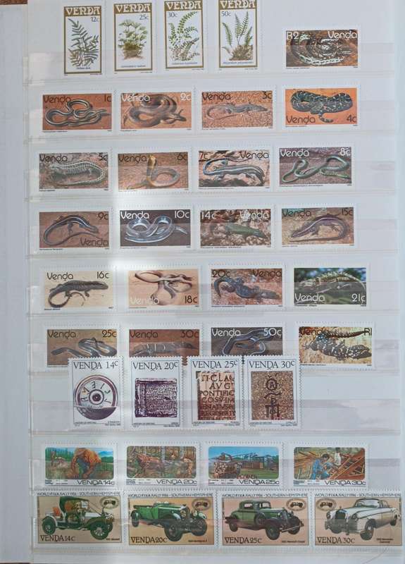 VENDA COMPLETE IN GREAT IMPERIAL ALBUM MNH